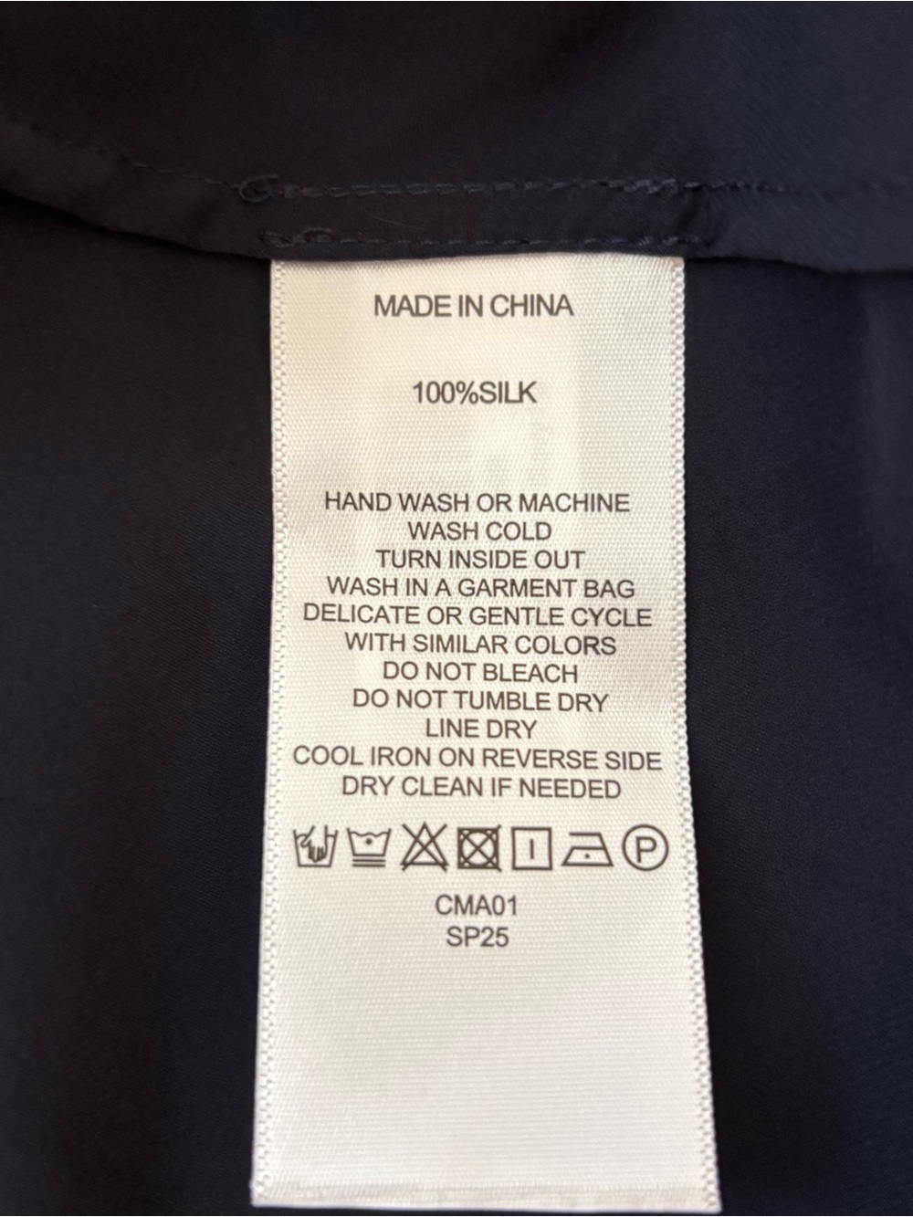 Quince 100% Washable Silk Mini Skirt Navy
Women’s Small - Picture 10 of 11
